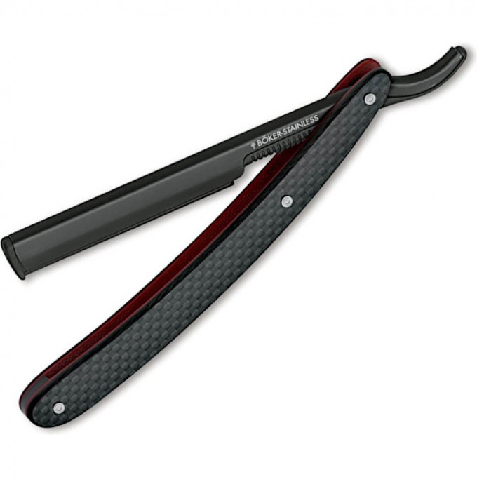 Опасная бритва-шаветт BOKER BARBERETTE BLACK & RED BK140909 Опасная бритва-шаветт BOKER BARBERETTE BLACK & RED BK140909